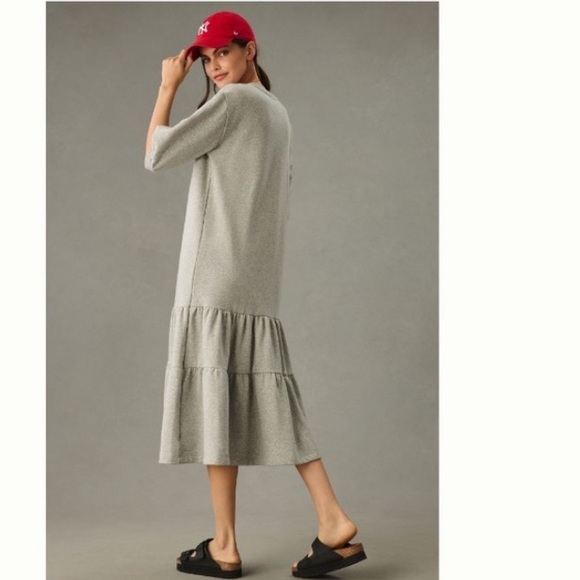 Daily Practice by Anthropologie Tiered Lounge Dress - Picture 2 of 8